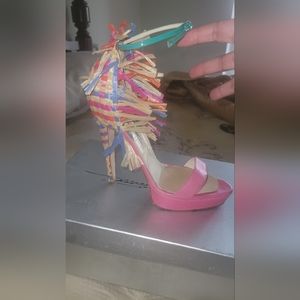Brian Atwood, Multi Colored, Size 40